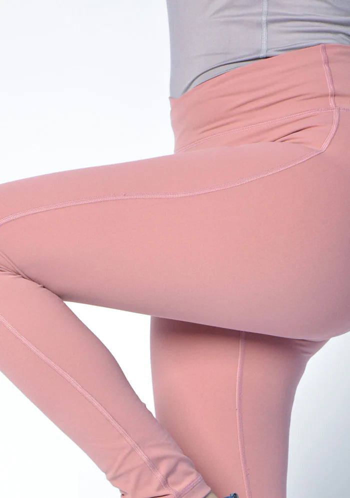 Doe crossed waist Camel toe leggings