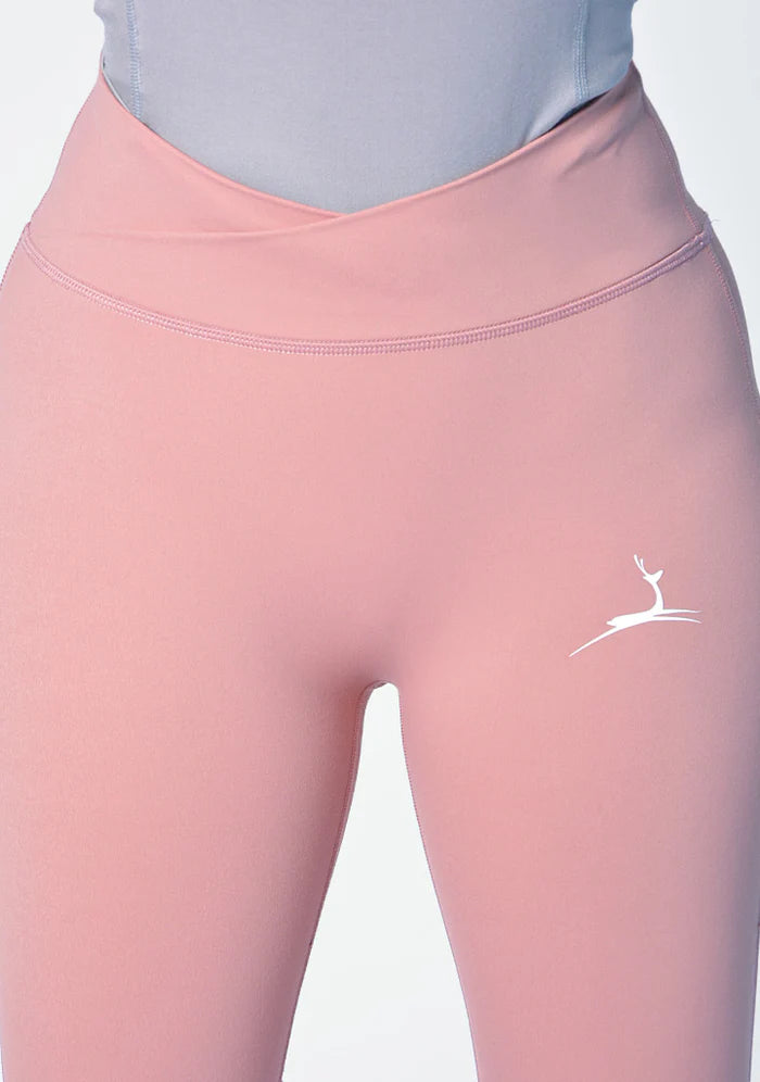 Doe crossed waist Camel toe leggings