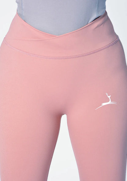 Doe crossed waist Camel toe leggings