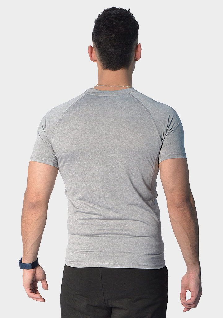 Viga Slim fit men sportive training shirt - Grey